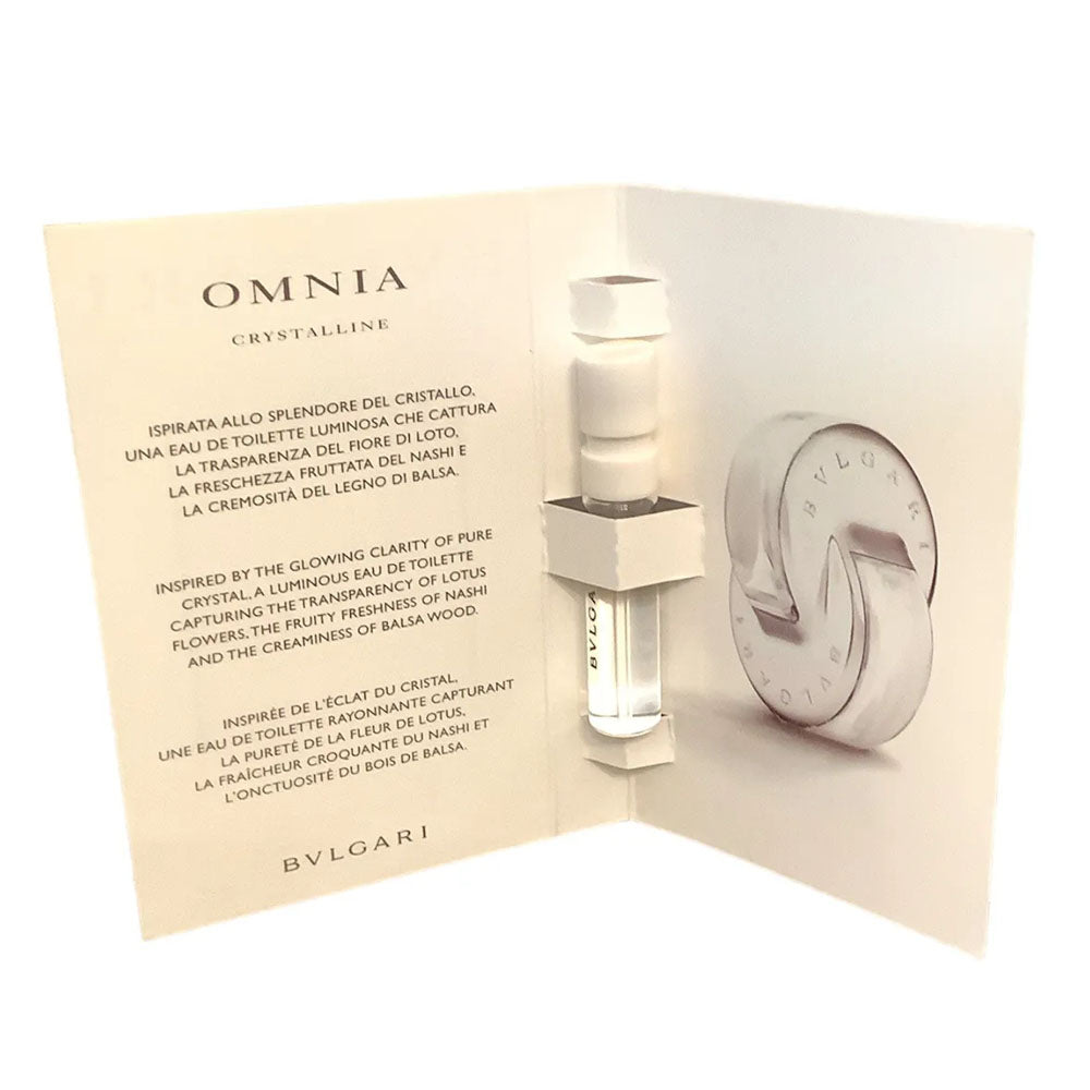 Bvlgari Omnia Crystalline Eau De Toilette Vial 1.5ml