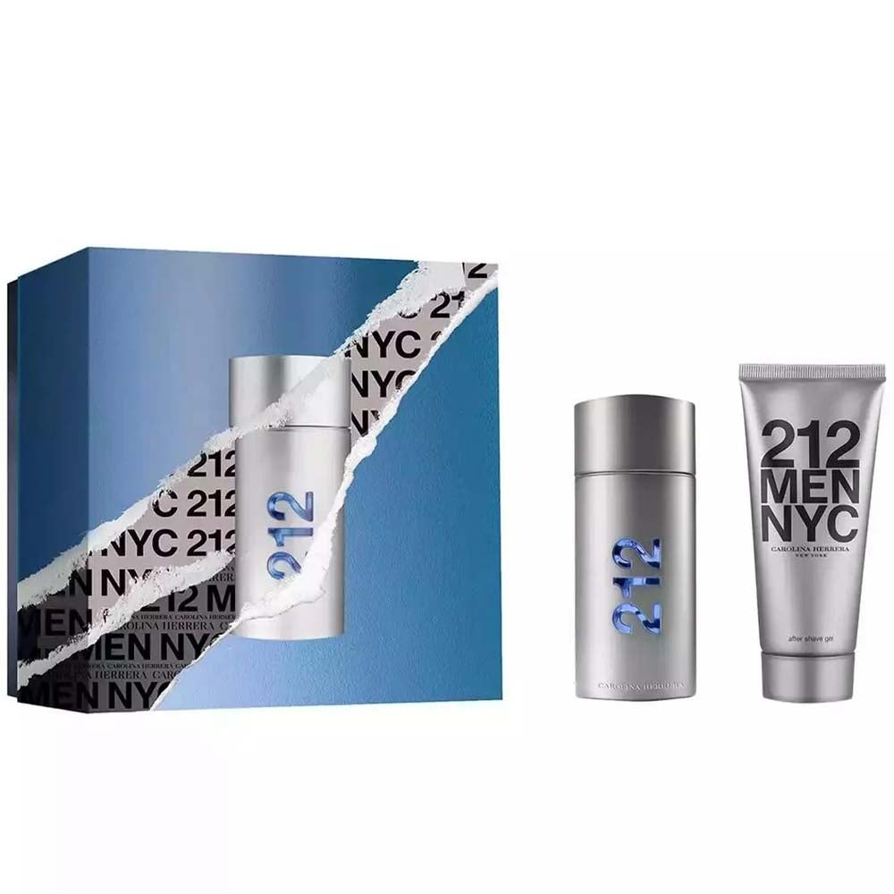 Carolina Herrera 212 Nyc Eau De Toilette Gift Set For Men