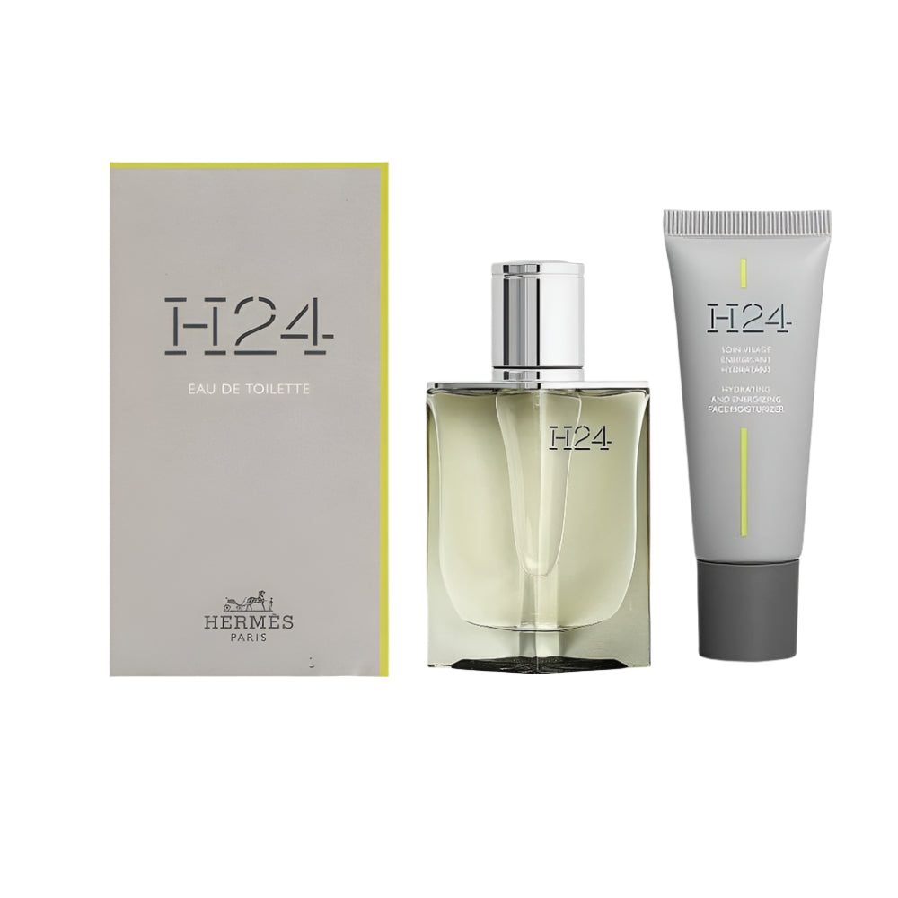 Hermes H24 Eau De Toilette 5m Miniature & 20ml Face Moisturizer