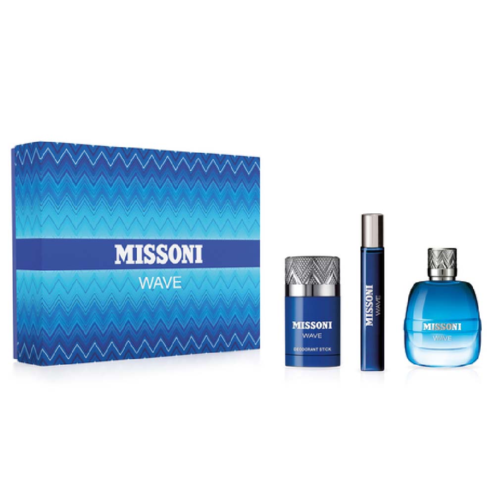 Missoni Wave Eau De Toilette Gift Set For Men