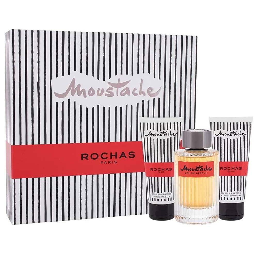 Rochas Moustache Eau De Parfum Gift Set For Men