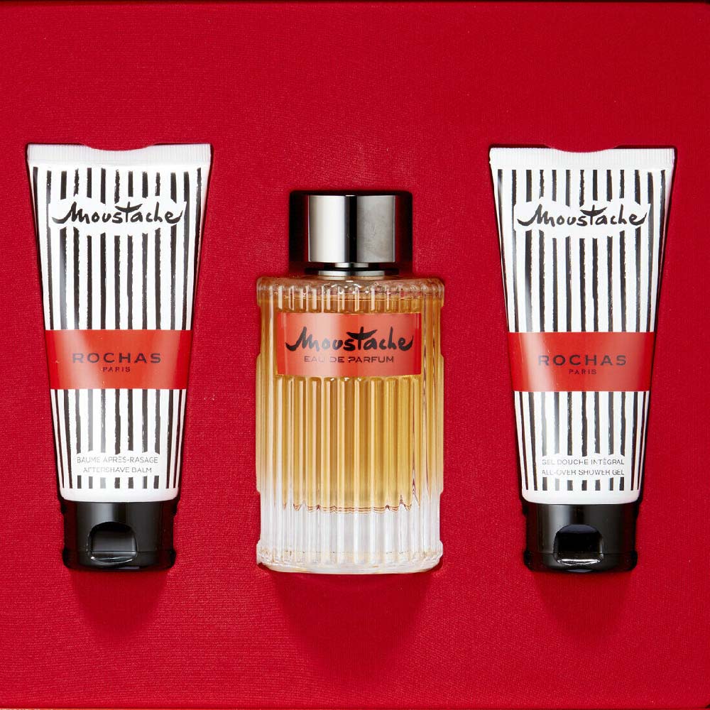 Rochas Moustache Eau De Parfum Gift Set For Men