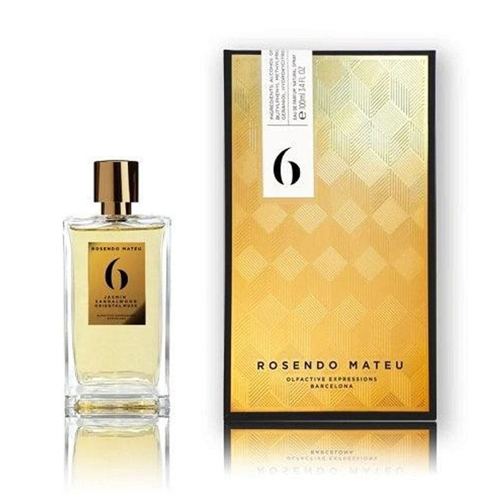 Rosendo Mateu Nº 6 Jasmin Sandalwood Oriental Musk Eau De Parfum For Unisex