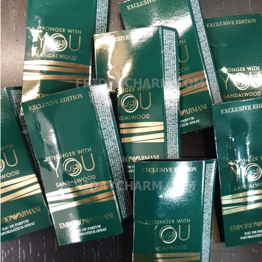 Emporio Armani Stronger With You Sandalwood Eau De Parfum Vial 1.2ml