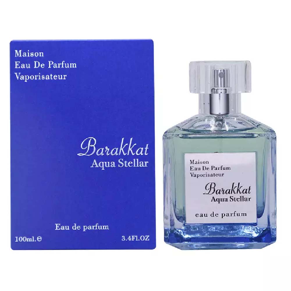 Maison Fragrance World Barakkat Aqua Stellar Eau De Parfum For Unisex