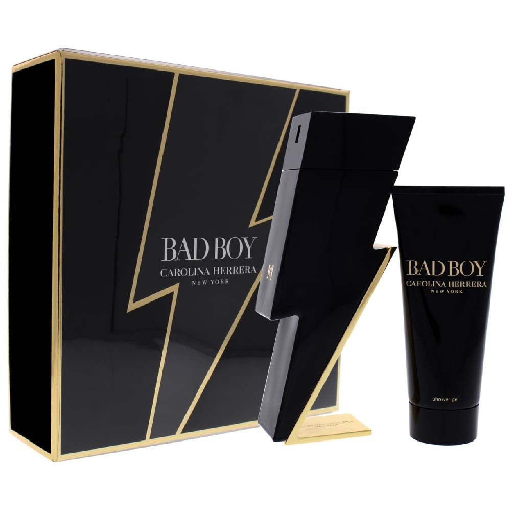 Carolina Herrera Bad Boy Eau De Toilette Gift Set For Men