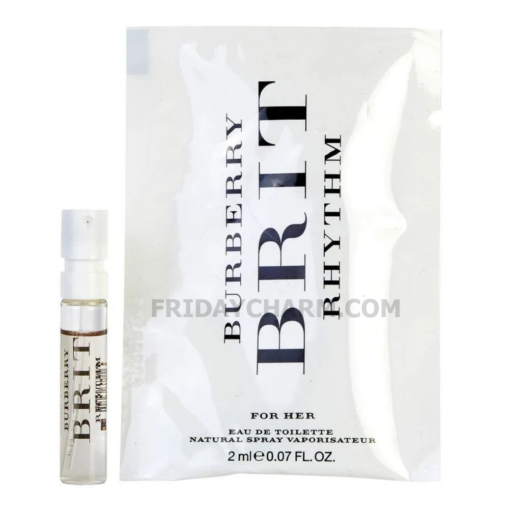 Burberry Brit Rhythm Eau De Toilette Vials 2ml