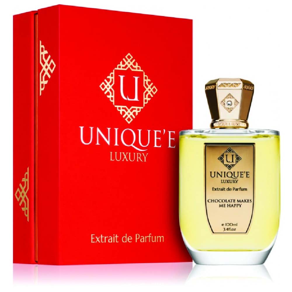 Unique'e Luxury Chocolate Makes Me Happy Extrait De Parfum For Unisex