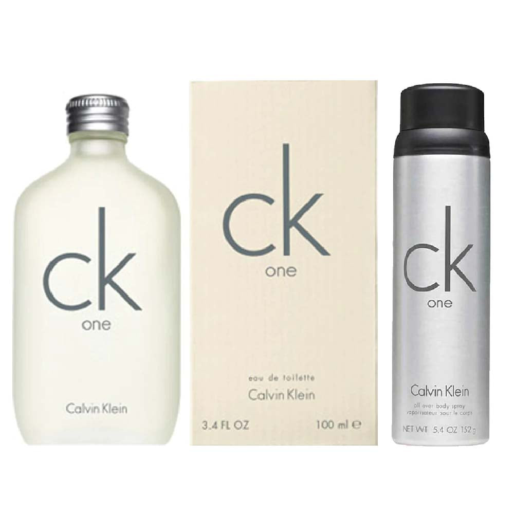 Calvin Klein CK One Eau De Toilette & CK One Deodorant Unisex(200ml+150ml)