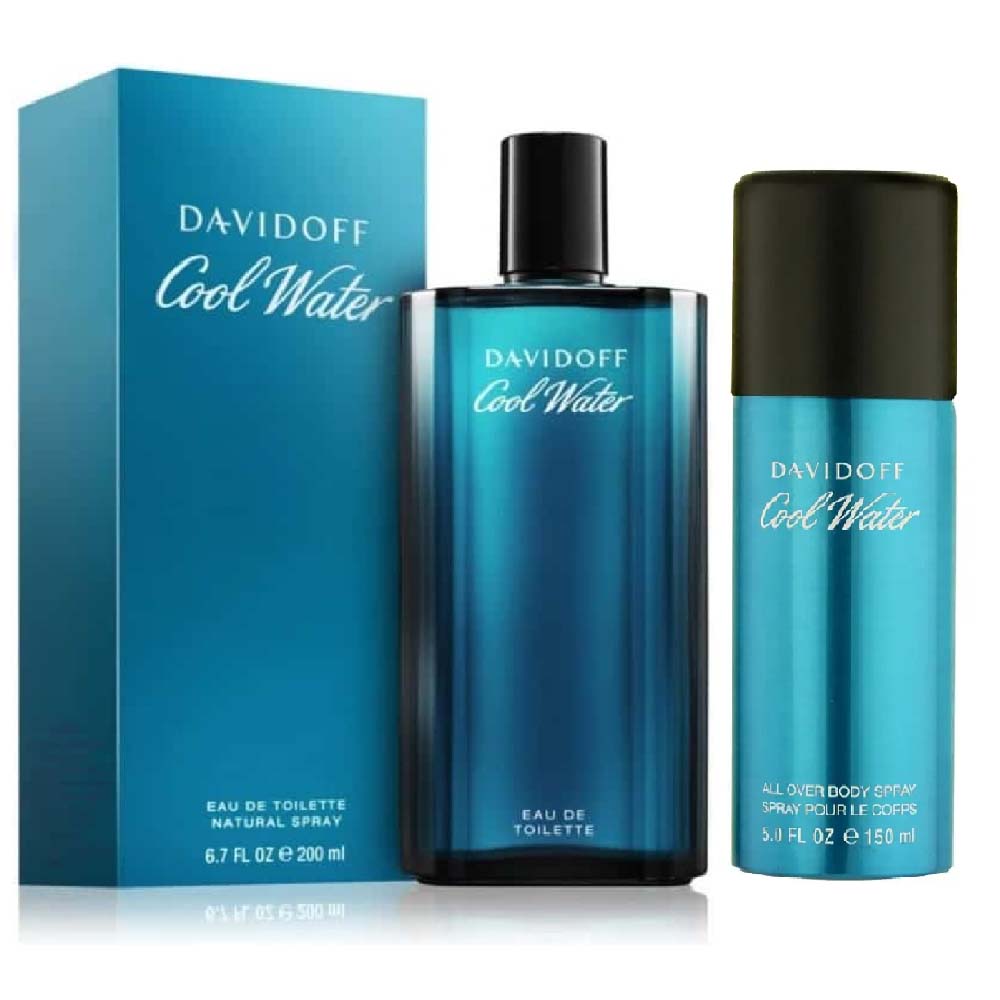Davidoff Cool Water Eau De Toilette & Davidoff Cool Water Deodorant Men(200ml+150ml)