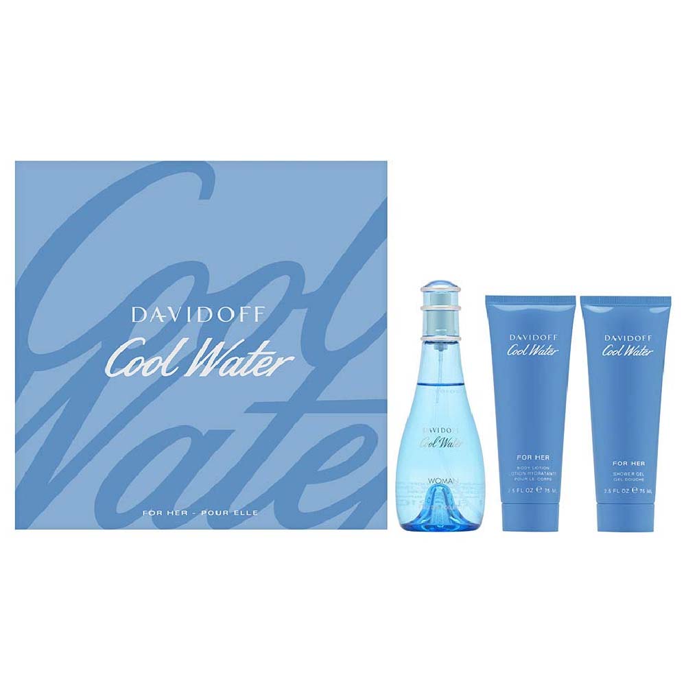 Davidoff Cool Water Eau De Toilette Gift Set For Women