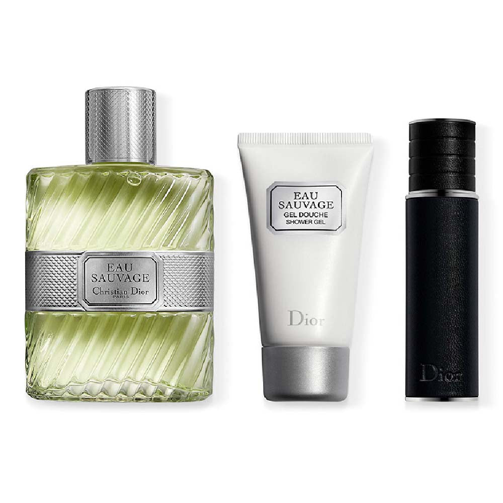 Christian Dior Eau Sauvage Eau De Toilette Gift Set For Men