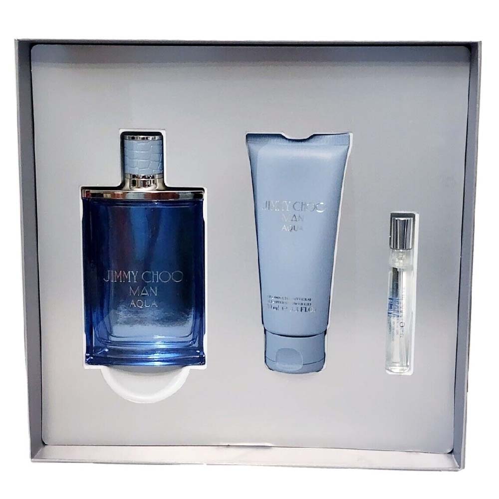 Jimmy Choo Man Aqua Eau De Toilette Gift Set For Men