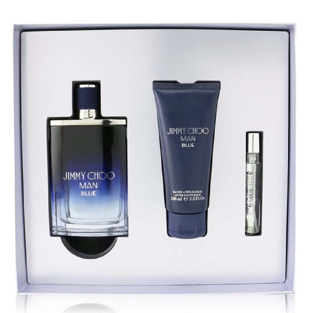 Jimmy Choo Man Blue Eau De Toilette Gift Set For Men