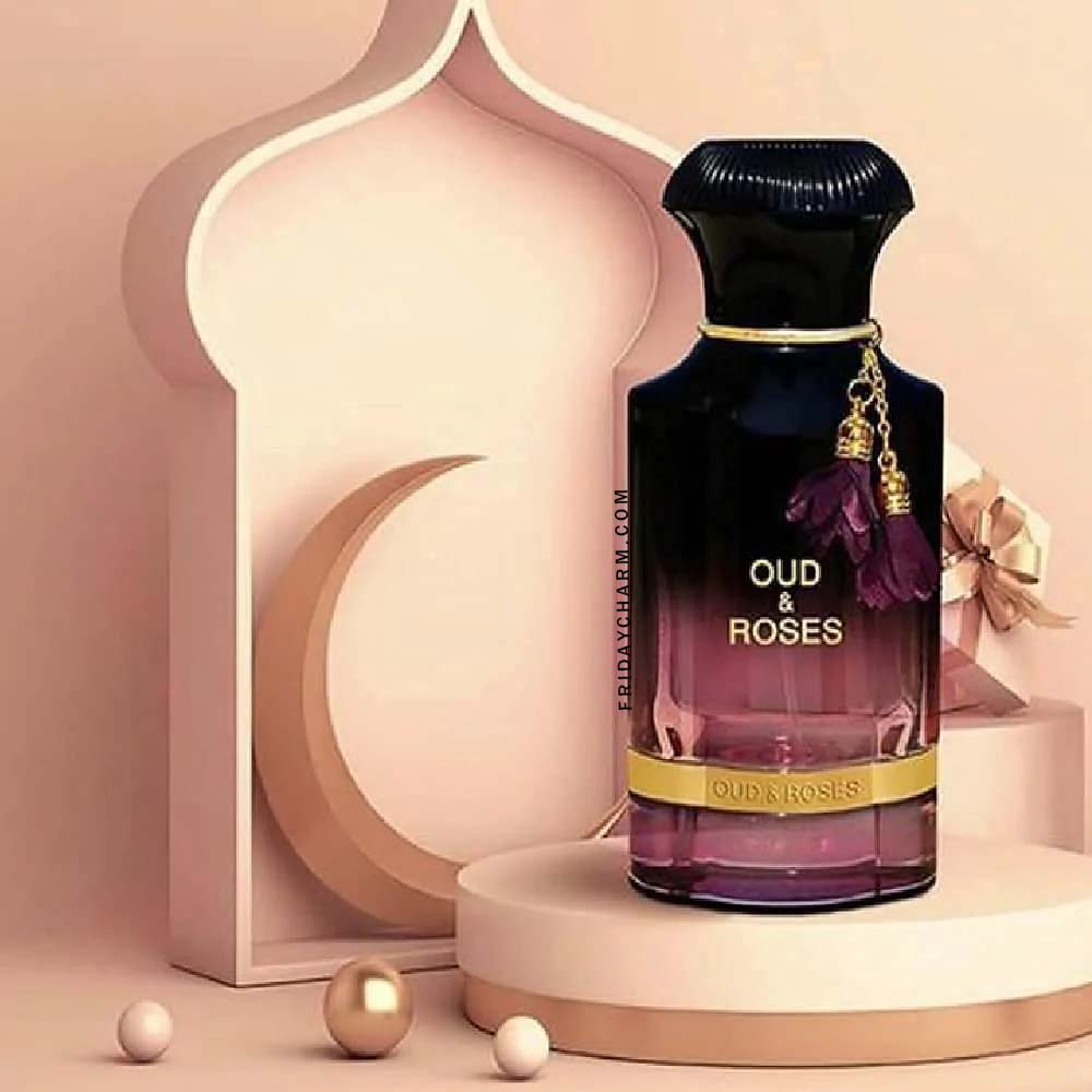 Ahmed Al Maghribi Oud & Roses Eau De Parfum For Unisex