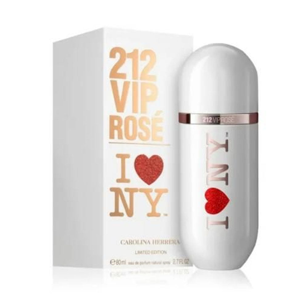 Carolina Herrera 212 VIP Rose I Love N Y Limited Edition Eau De Parfum For Women