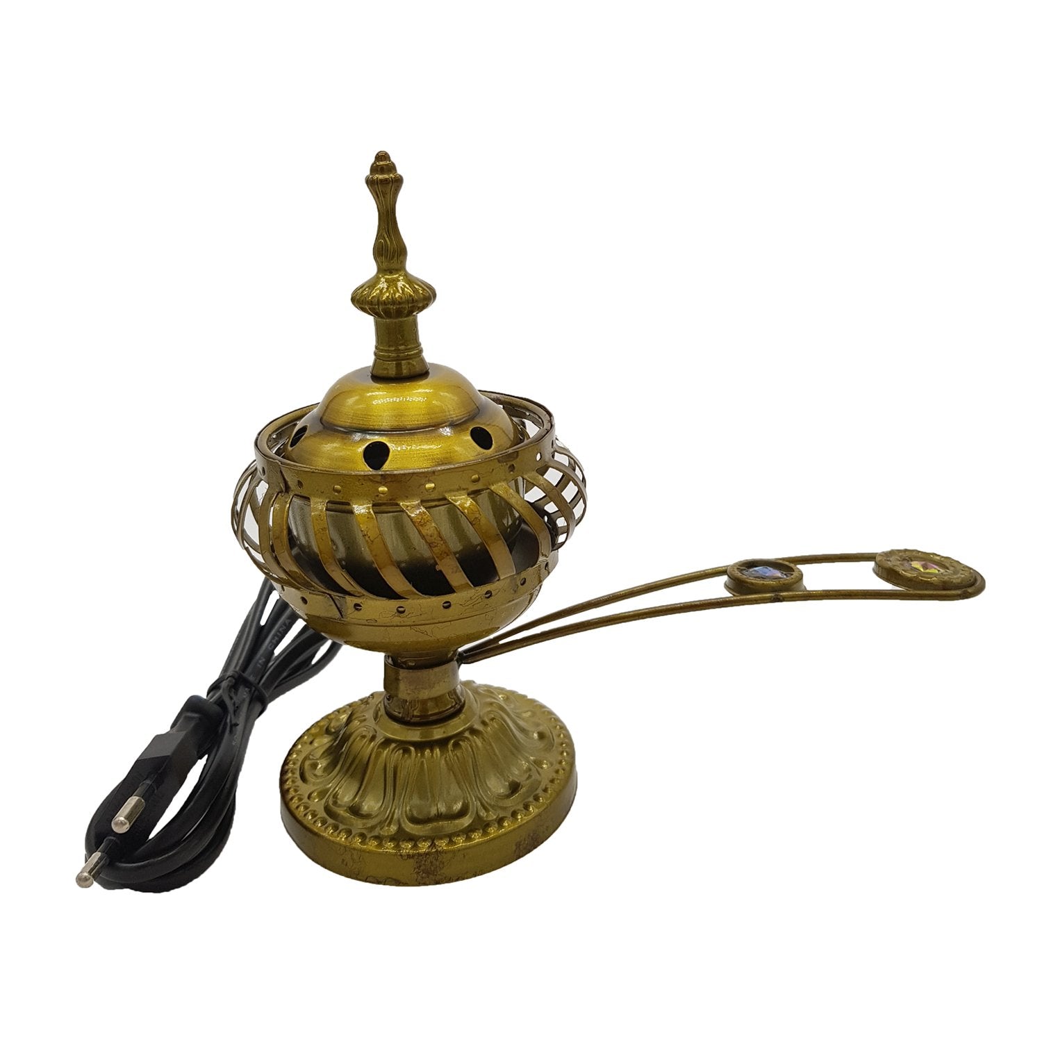 Electrical Bakhoor Burner & 50g Fragrance Paste - Olive