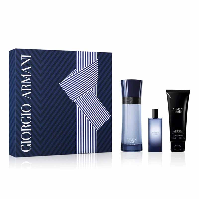 Giorgio Armani Code Colonia Eau De Toilette Gift Set For Men