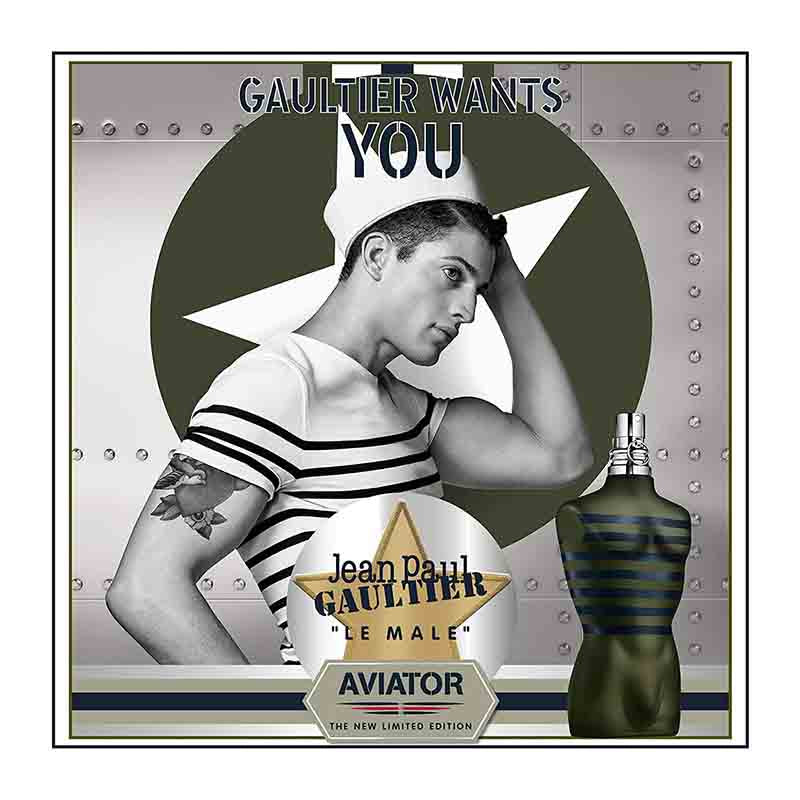Jean Paul Gaultier Le Male Aviator Eau De Toilette For Men - 125ml