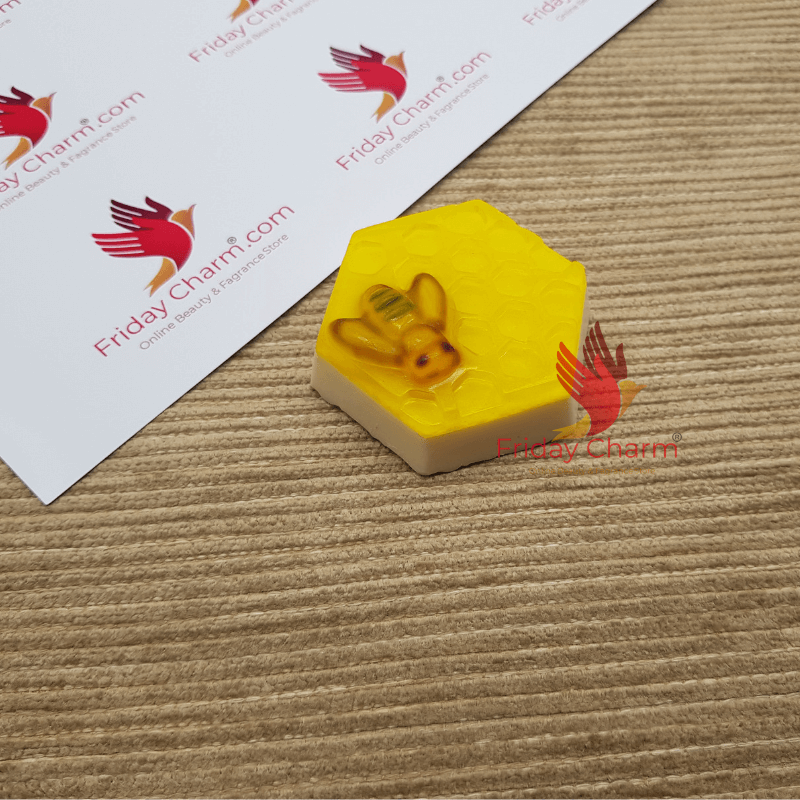 Organic Honeycomb shaped HONEY SAFFRON Soap