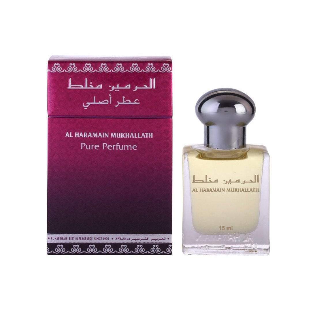 Al Haramain Mukhallath Fragrance Pure Original Roll on Perfume Oil (Attar) - 15 ml