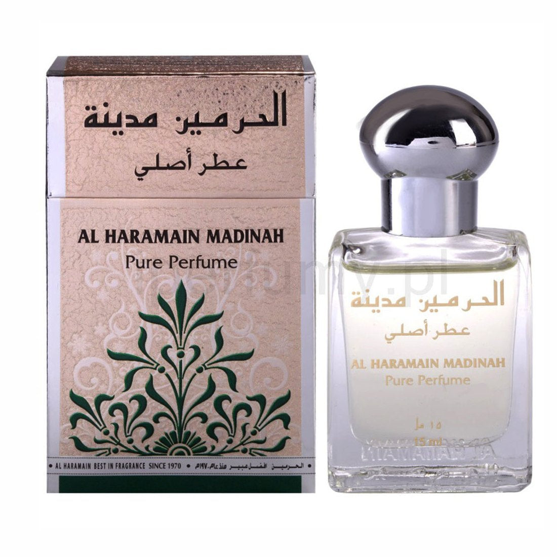 Al Haramain Madina Fragrance Pure Original Roll on Perfume Oil (Attar) - 15 ml