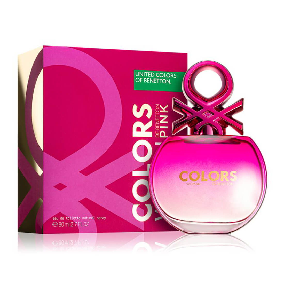 United Colors of Benetton Colors De Benetton Woman Pink Eau De Toilette For Women 80ml