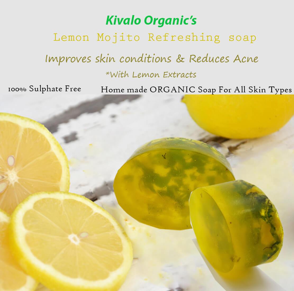 Organic LEMON MOJITO Soap