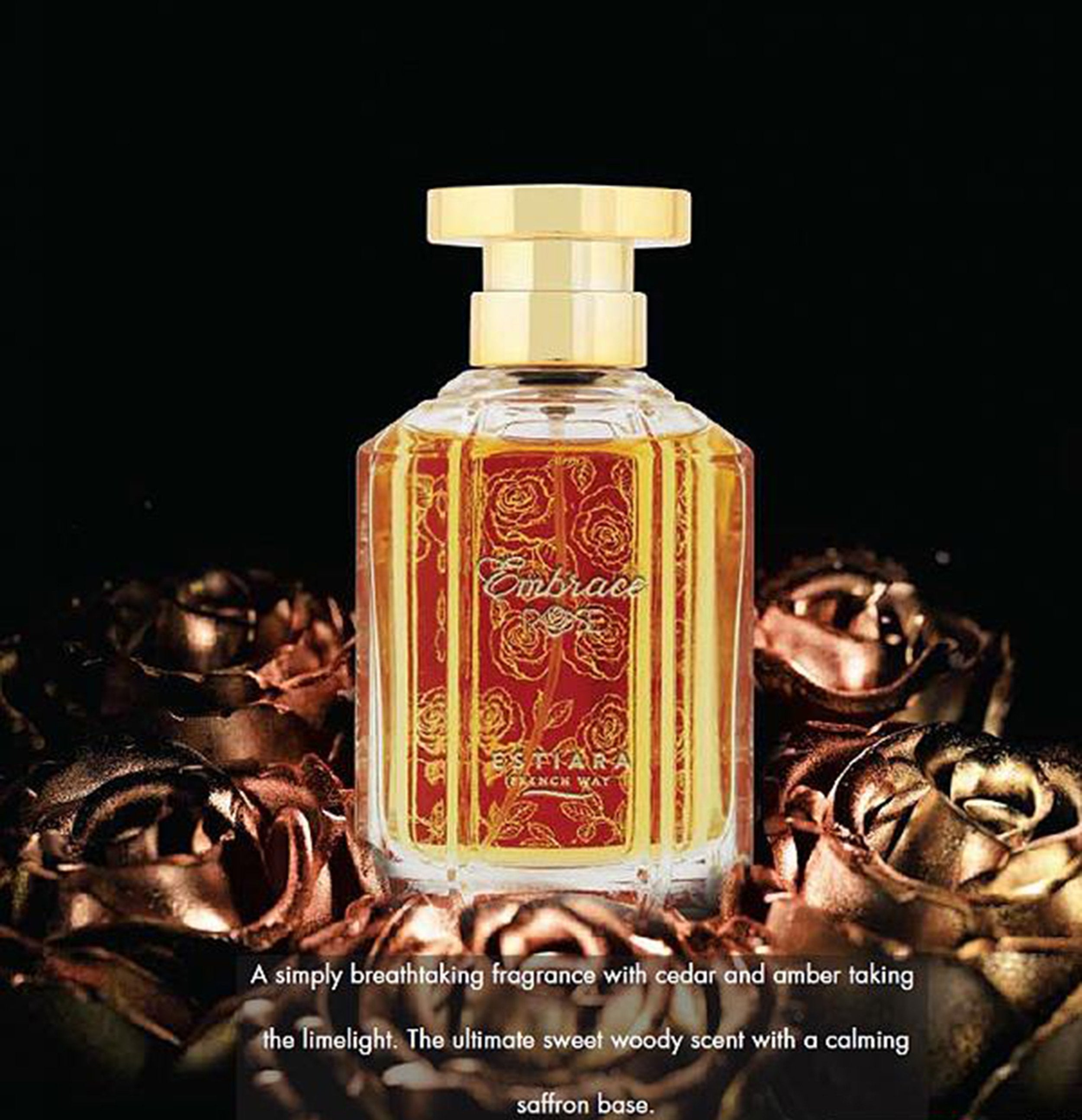 Estiara Embrace Rose Pure Original Eau De Perfume (Spray) - 100 ml - Sabkhareedo.com