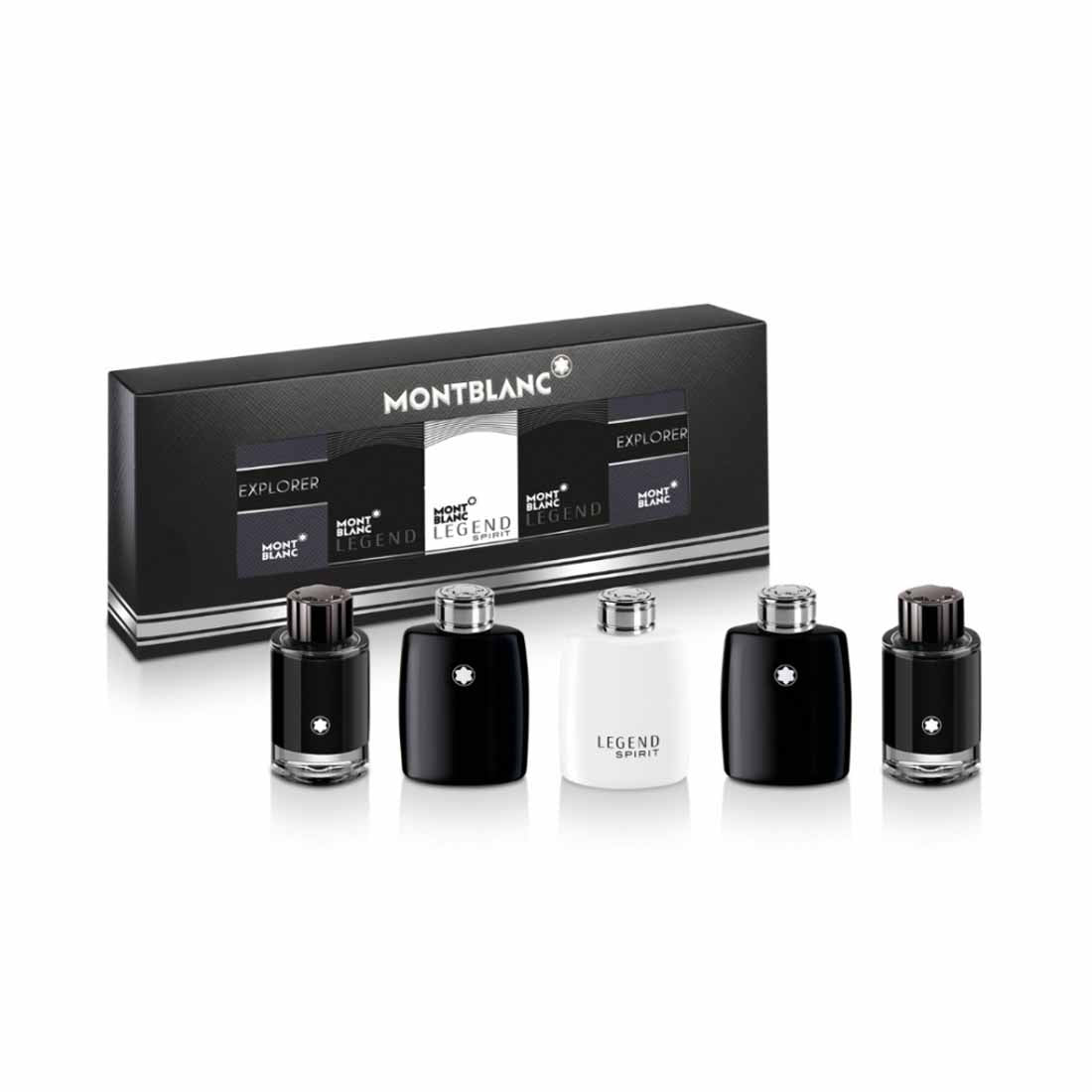 Mont Blanc Miniature Gift Set OF Legend-Explorer-Spirit EDP For Men