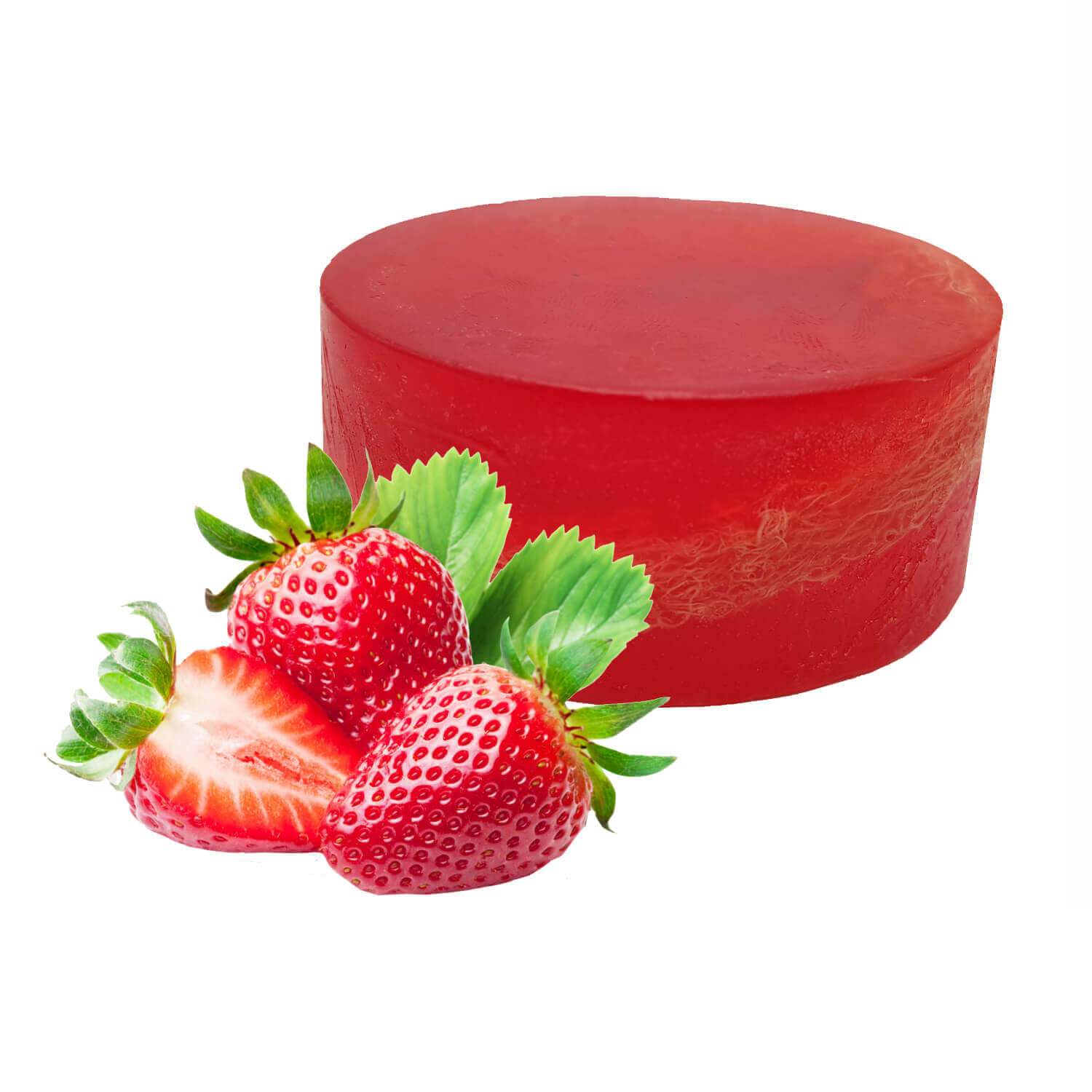 Organic Soap Strawberry Loofah Soap Including Loofah Body Scrub Moisturising Soap