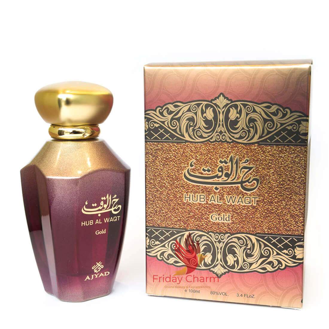 Ajyad Hub Al Waqt Gold Perfume Spray - 100ml