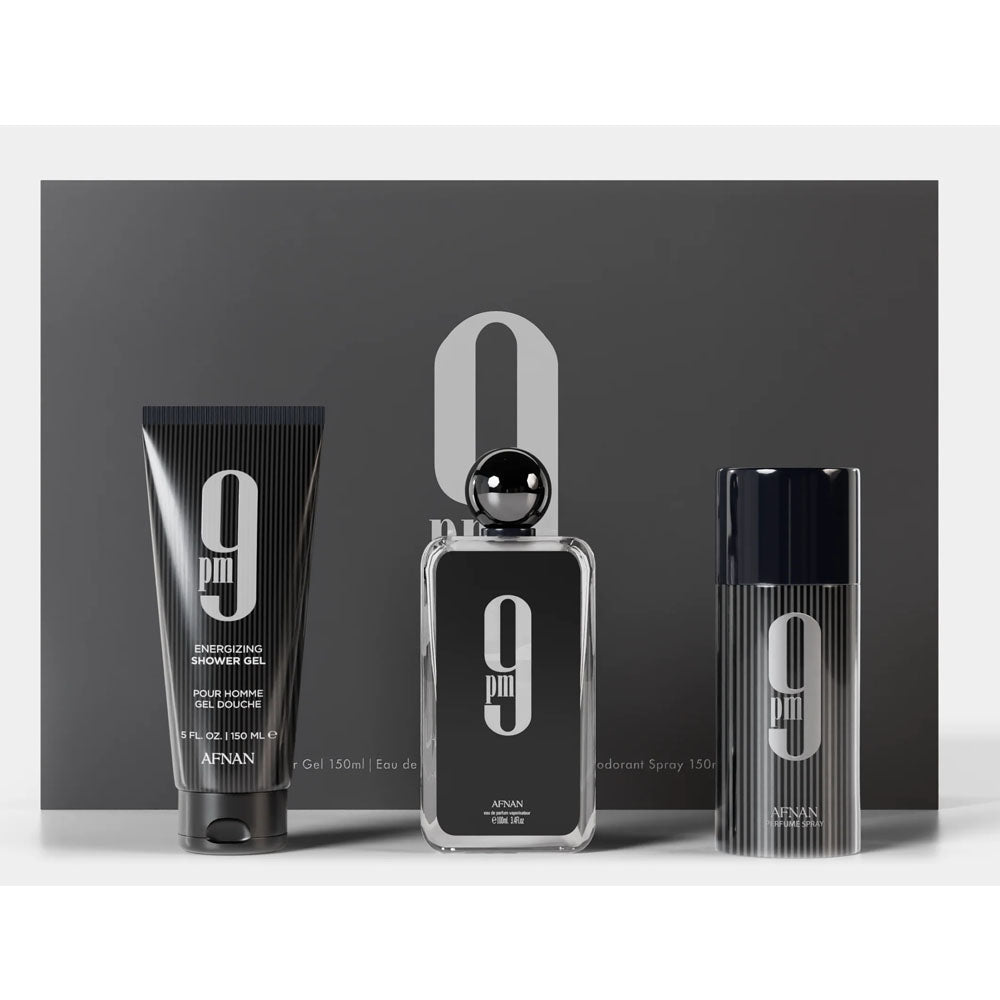 Afnan 9pm Eau De Parfum Gift Set For Men