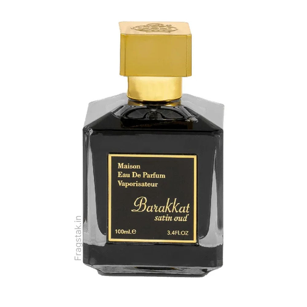 Maison Fragrance World Barakkat Satin oud Eau De Parfum For Unisex 100ml