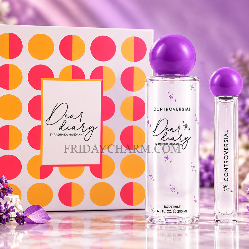 Dear Diary Controversial Eau De Parfum For Women 2 Pcs Set