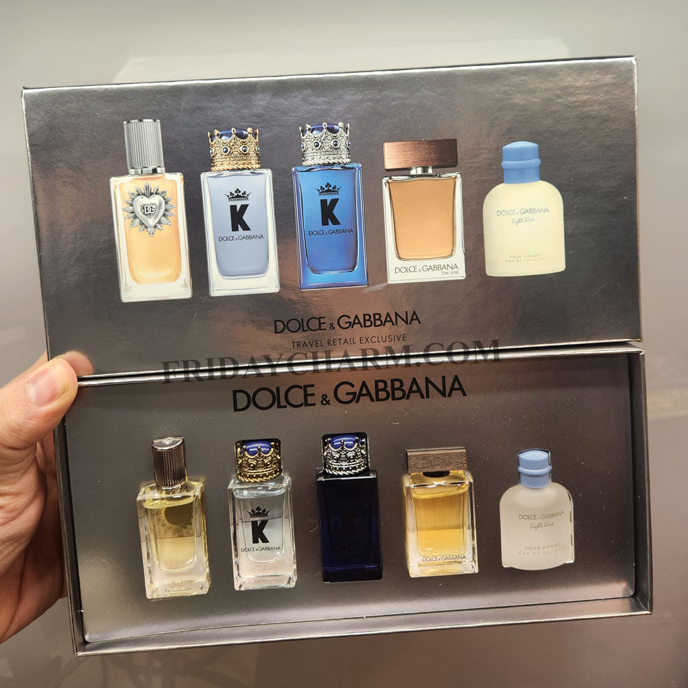 Dolce &amp; Gabbana Miniature Travel Set 5mlx5 Non Spray