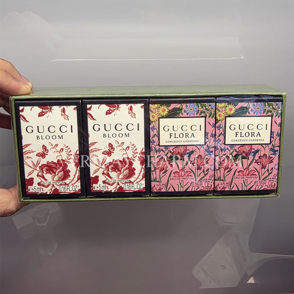 Gucci Bloom & Gucci Flora Gorgeous Gardenia 5ml x5 Set
