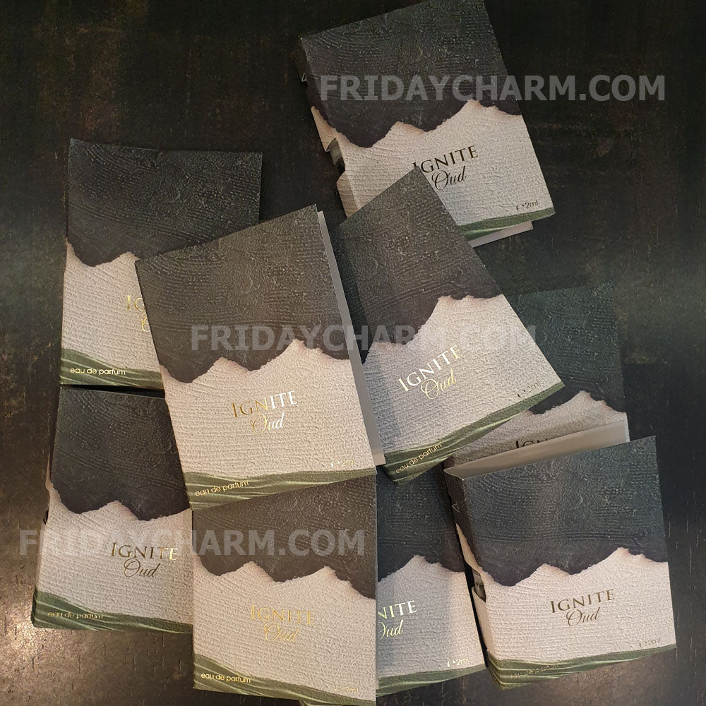 Ahmed Al Maghribi Ignite Oud Eau De Parfum For Unisex Vial 2ml(Pack of 1)