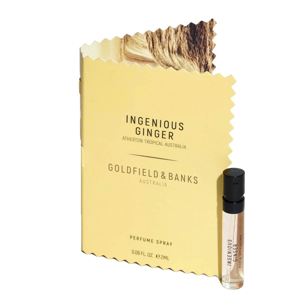 Goldfield &amp; Banks Australia Ingenious Ginger Parfum For Unisex Vials 2ml