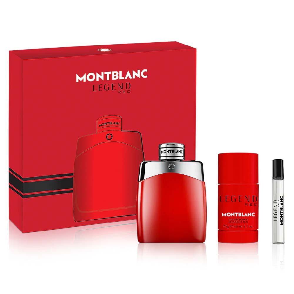 Mont Blanc Legend Red Eau De Parfum Gift Set For Men