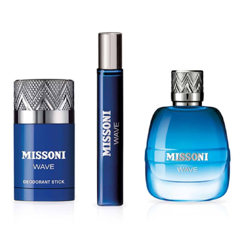Missoni Wave Eau De Toilette Gift Set For Men