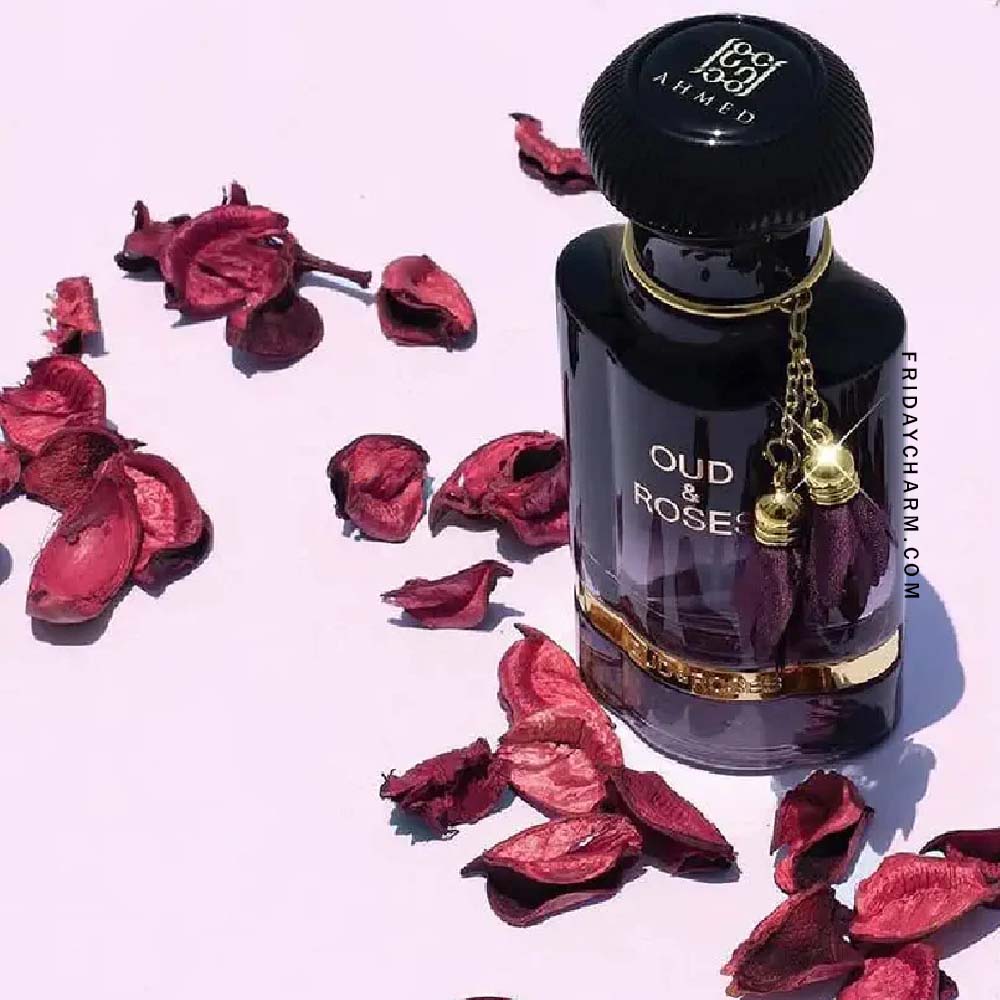 Ahmed Al Maghribi Oud &amp; Roses Eau De Parfum For Unisex