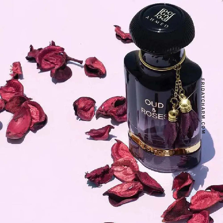 Ahmed Al Maghribi Oud &amp; Roses Eau De Parfum For Unisex