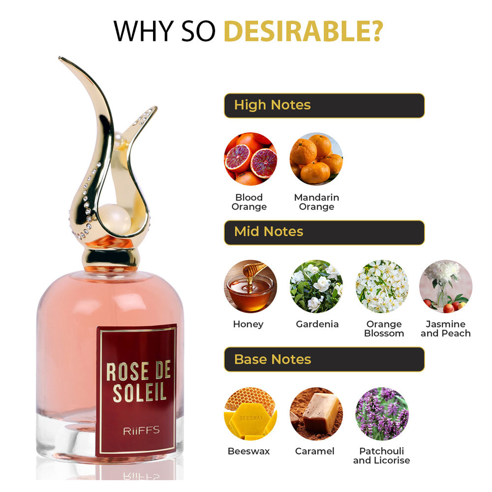 Riiffs Rose De Soleil Eau De Parfum For Women