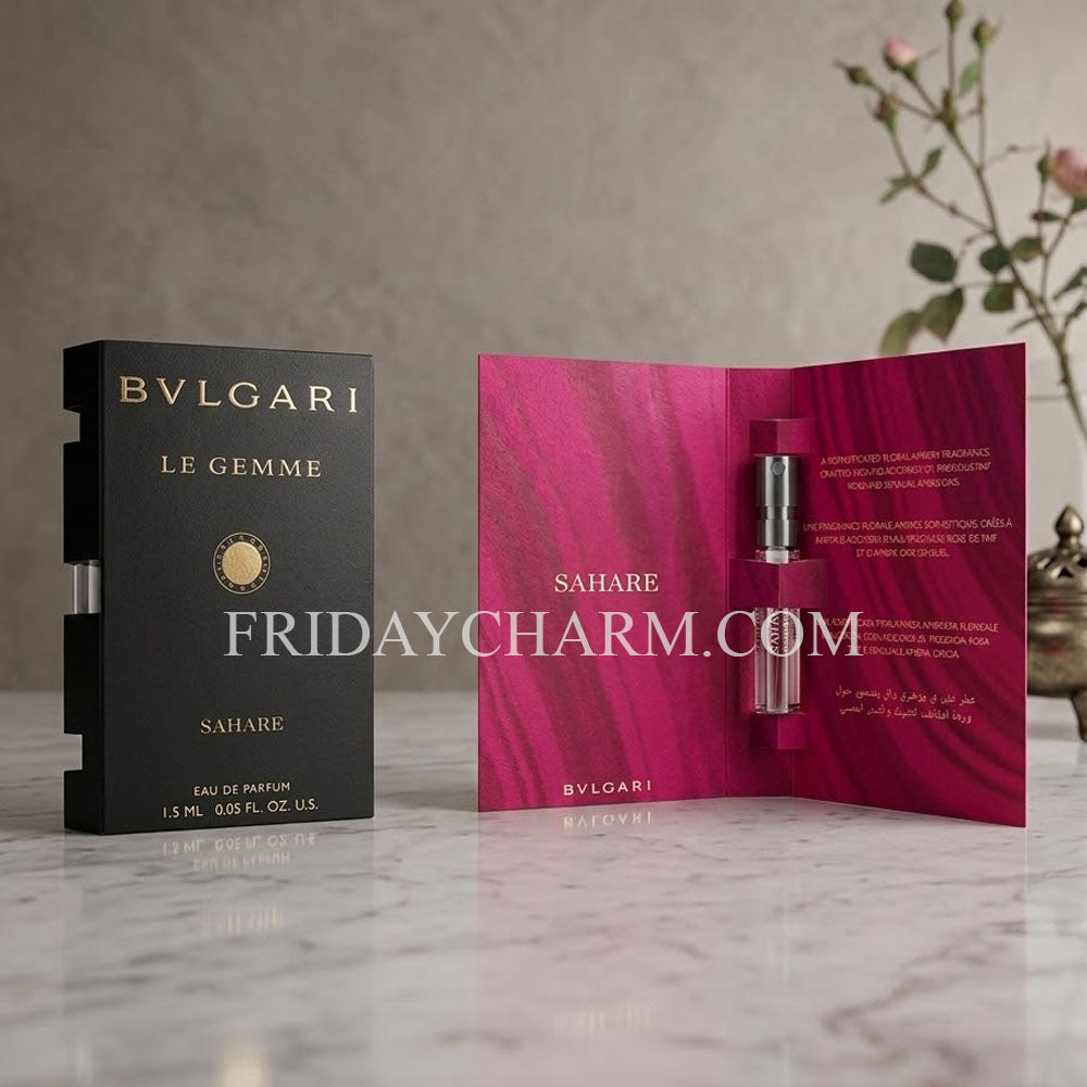 Bvlgari Sahare Eau De Parfum For Men 1.5ml Vial