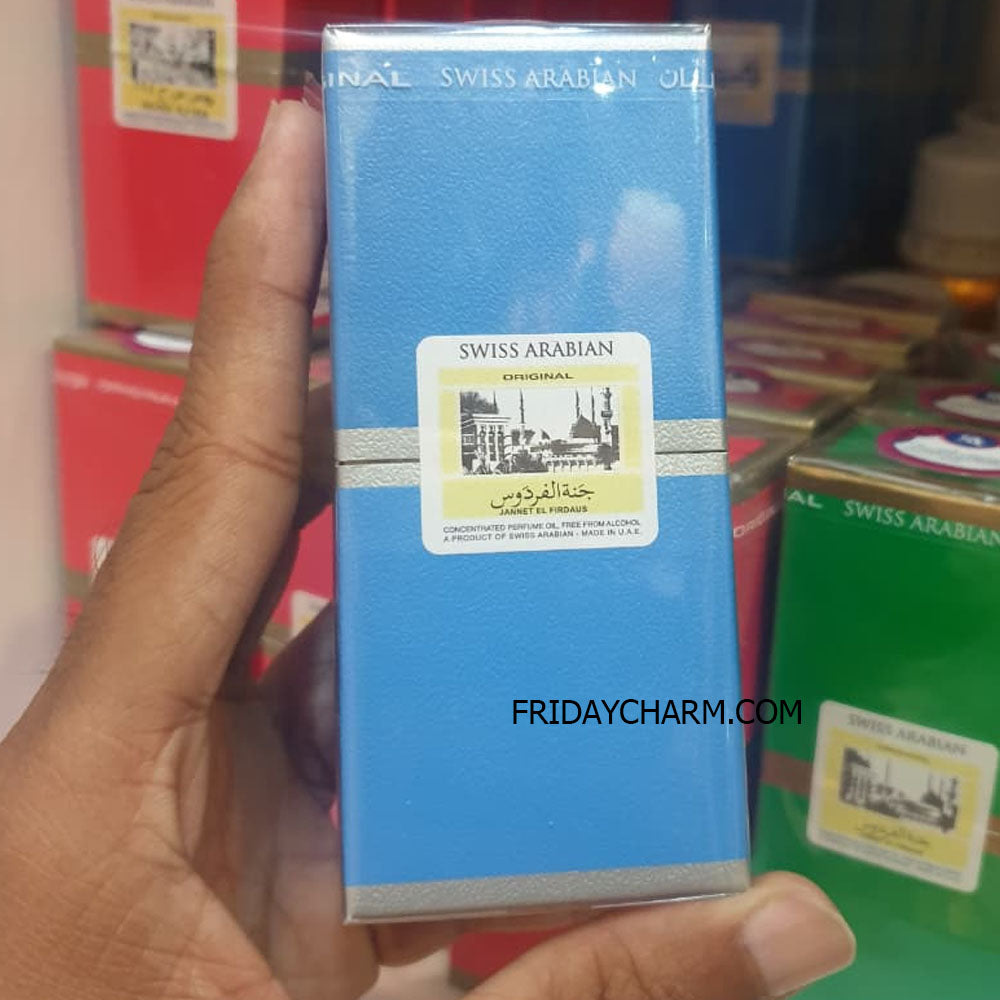 Swiss Arabian Jannat ul Firdaus Attar - 9ml Blue