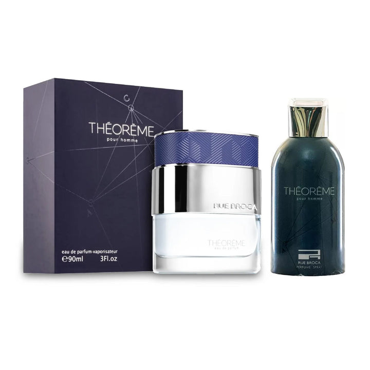 Afnan Rue Broca Theoreme Eau De Parfum &amp; Afnan Rue Broca Theoreme Deodorant Combo(100ml+250ml)