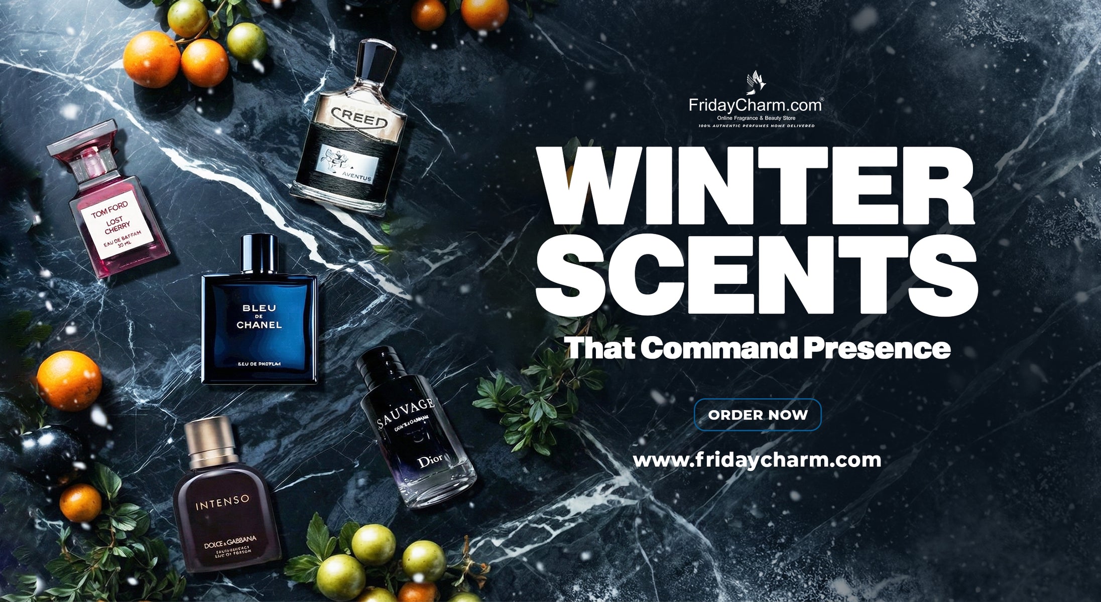 Winter perfume header