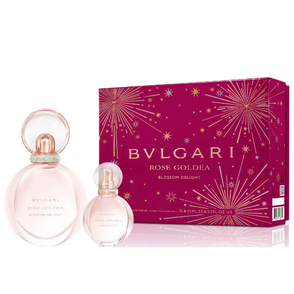 Bvlgari Rose Goldea Blossom Delight Juice & Juice Eau De Parfum Gift Set For Women