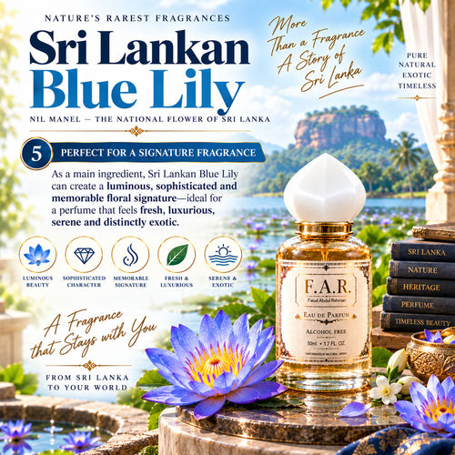 Faisal Abdul Rehman Sri Lankan Blue Lily Eau De Parfum For Unisex